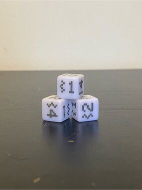 Turn One Gaming Supplies Space Invaders Dice Game ~ 3 Laser Dice ONLY